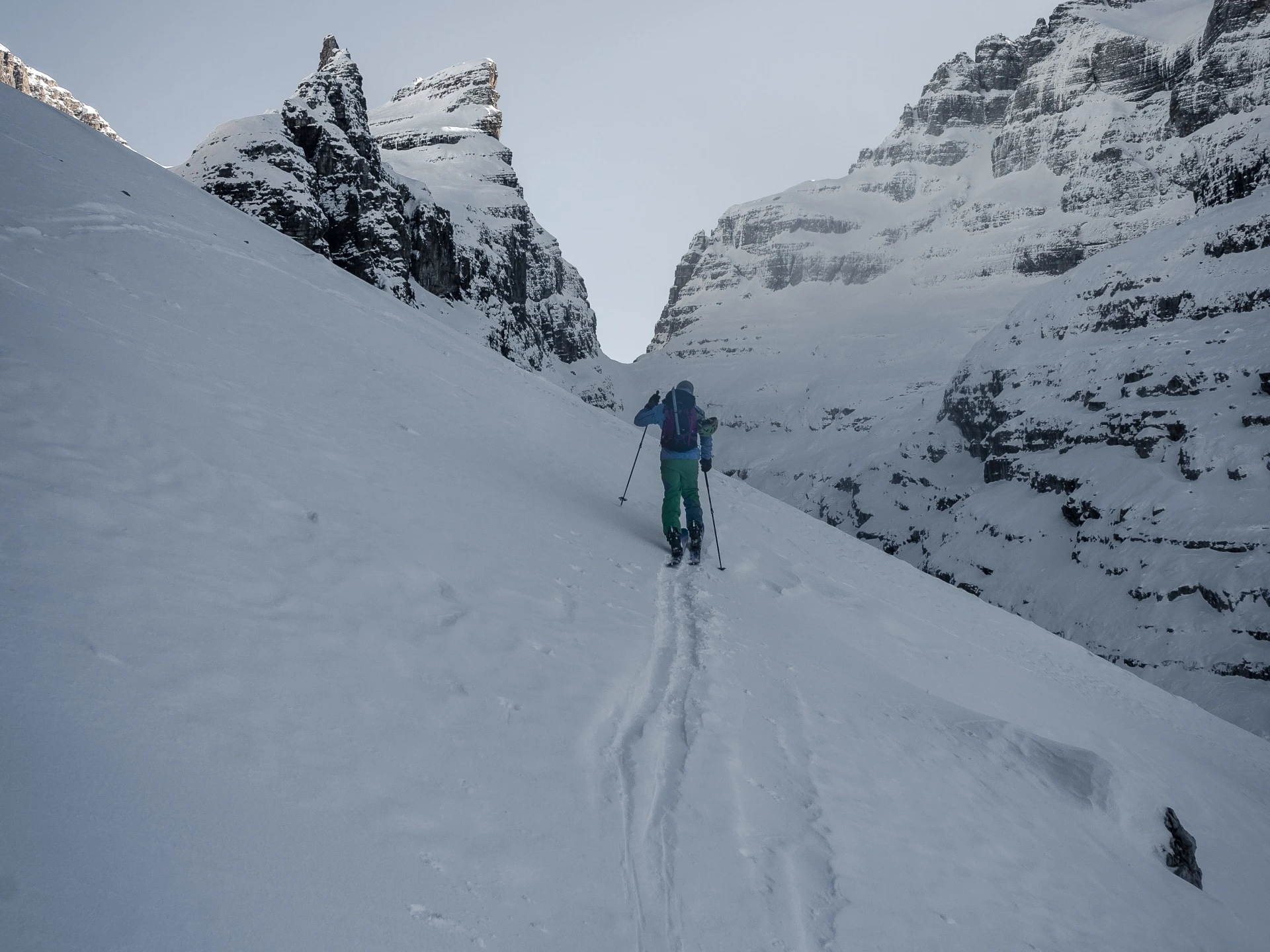 Full-day ski mountaineering trip in Val di Sole