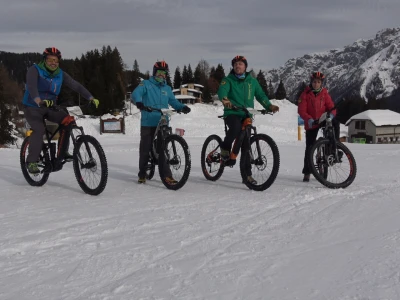 E-Bikes im Schnee _2