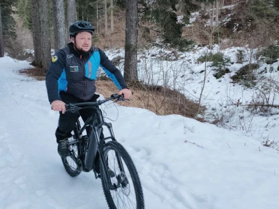 E-Bikes im Schnee _5